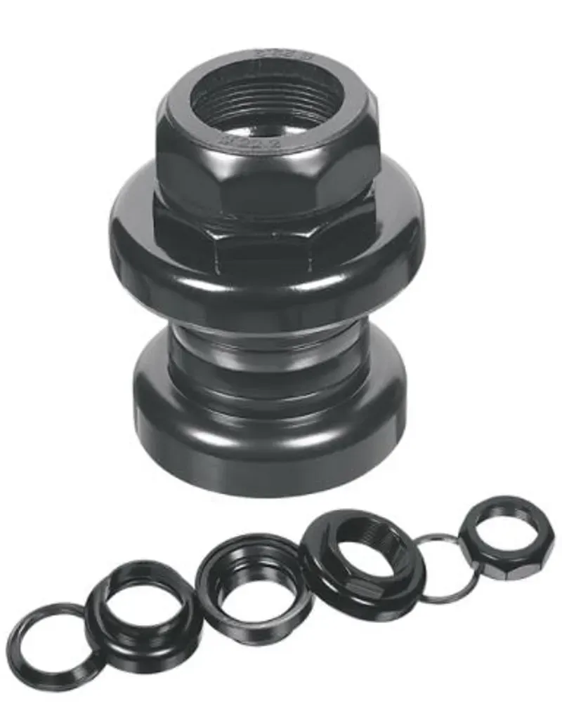 Ergotec 1 Threaded Steel Headset in Black