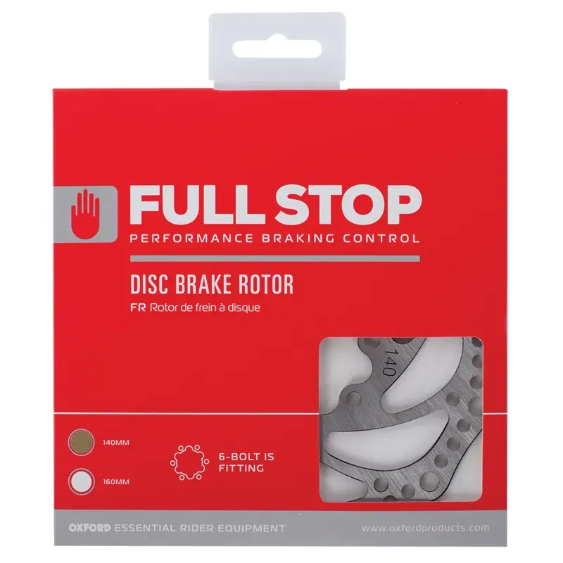 Oxford FullStop 140mm Brake Disc Rotor