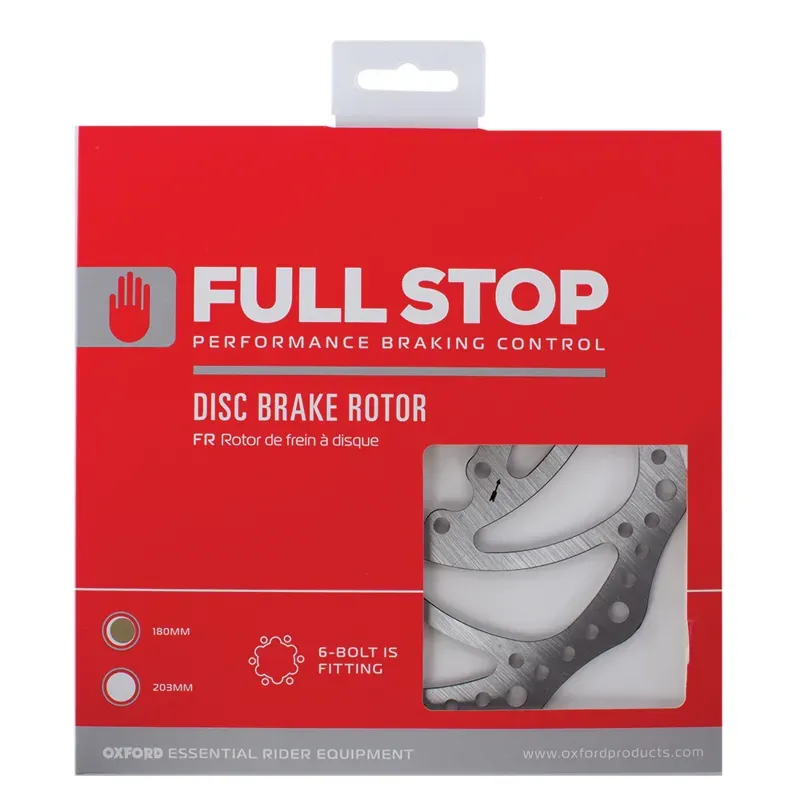 Oxford FullStop 180mm Brake Disc Rotor