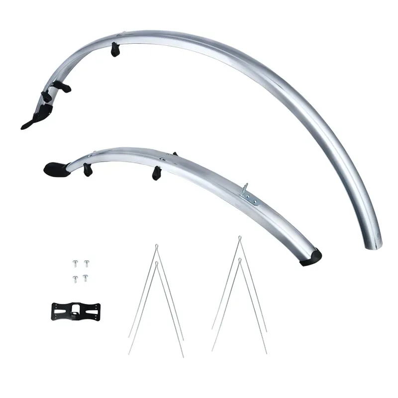Oxford 700c Hybrid 46mm Mudguard Set in Silver