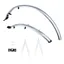 Oxford 700c Hybrid 46mm Mudguard Set in Silver