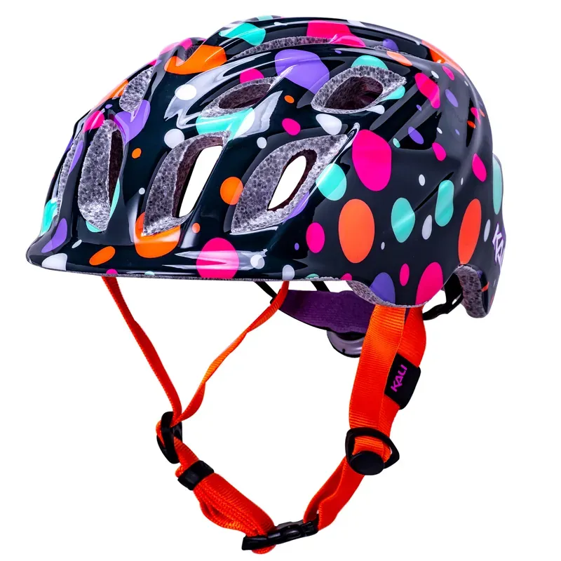Kali Chakra Child Lighted Kids Helmet in Confetti/Gloss Teal