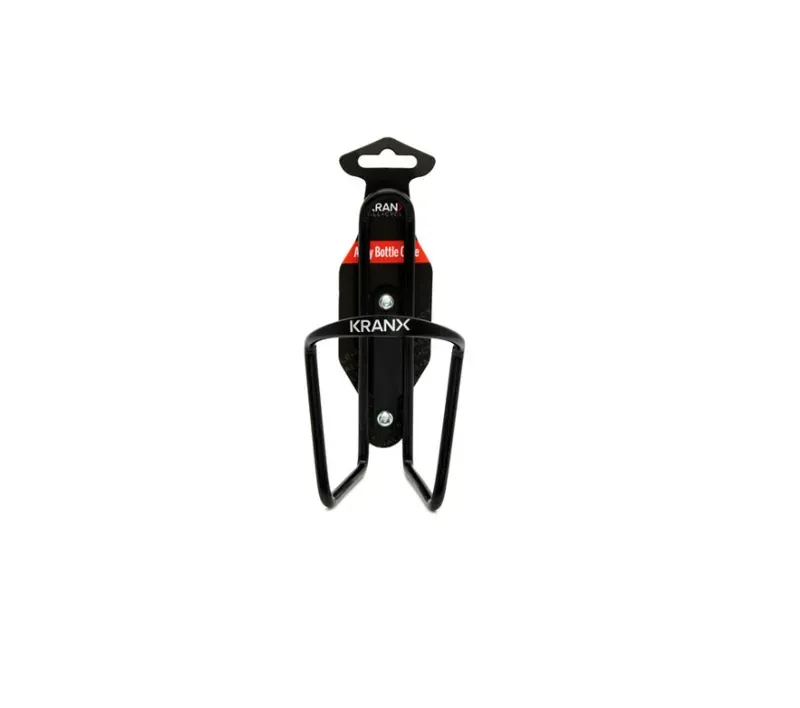 KranX Alloy 6mm Bottle Cage in Black