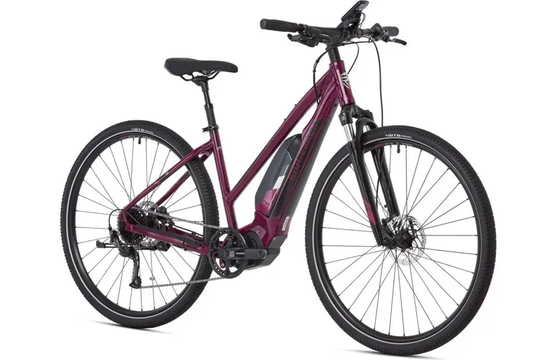 Ridgeback E-Active X2 Small Plum Low step-1