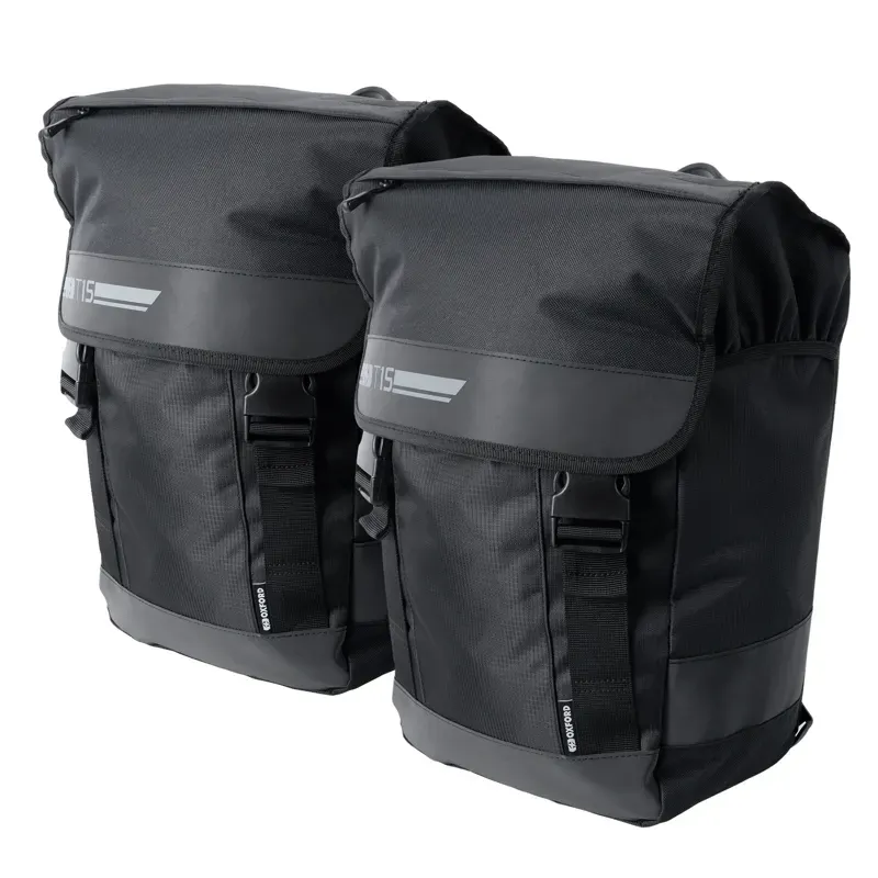 Oxford T15 15-litre QR Pannier Bag in Black-2