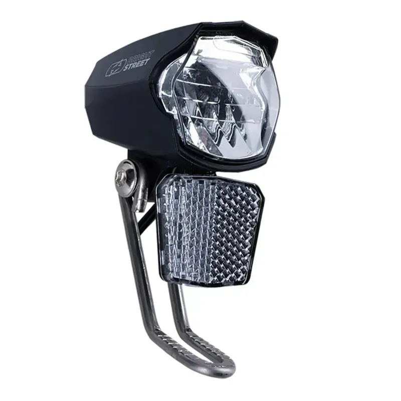 Oxford Bright Street Reflex Dynamo Headlight in Black