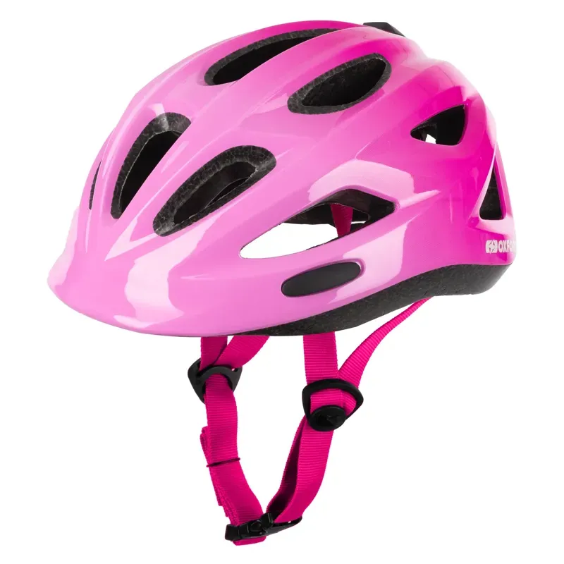 Oxford Zuno Junior Cycle Helmet in Gloss Pink
