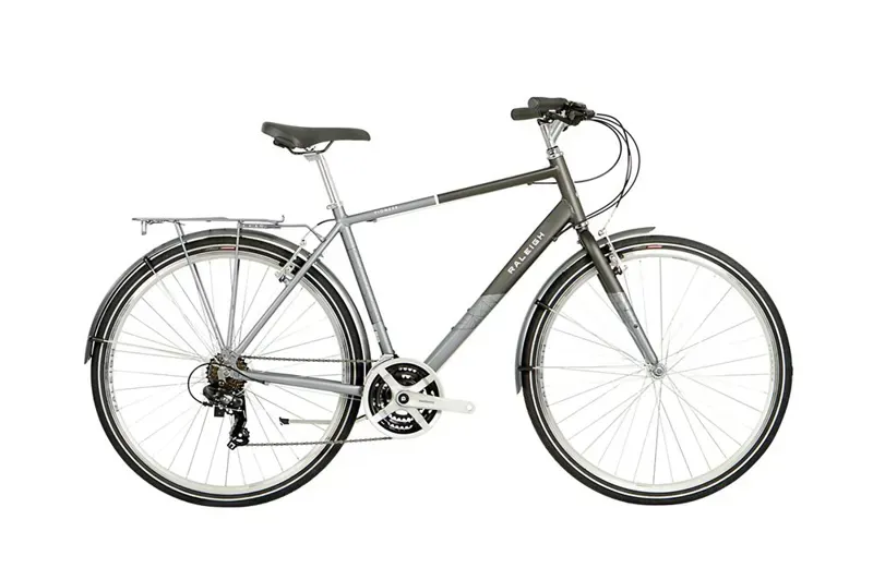 Raleigh Pioneer Silver/Black 19 Medium Crossbar