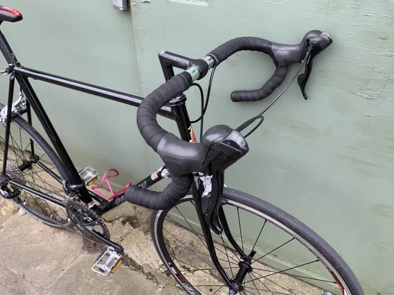 Raleigh Retro Road Bike Black Shimano Sora 58cm-3