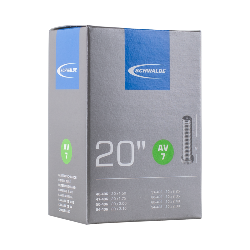 Schwalbe AV7 20-inch Tube in Light Blue-1