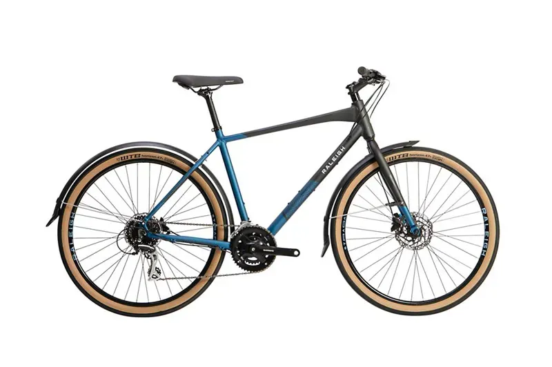 Raleigh Strada City Black/Blue 20 Large Crossbar