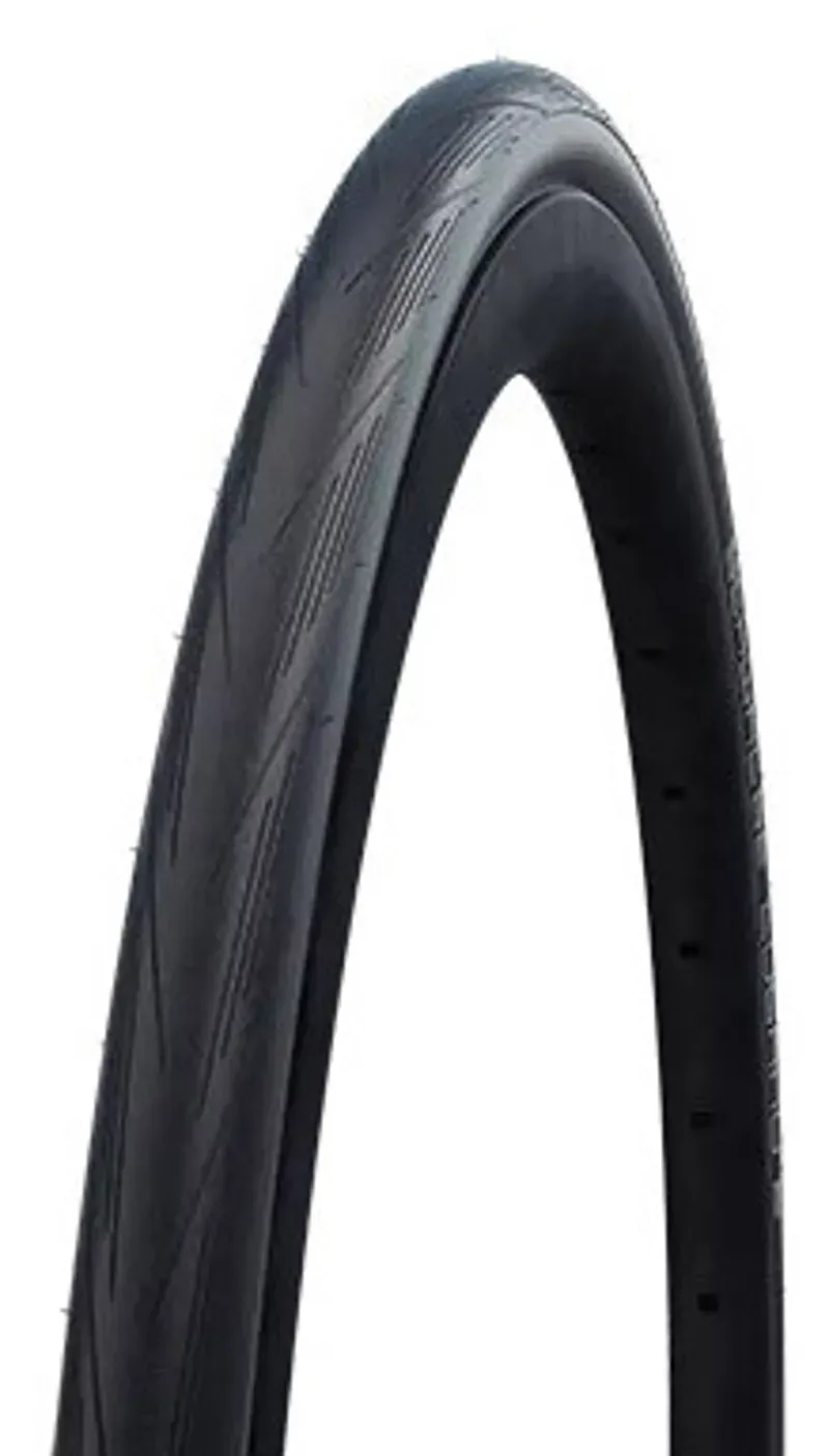 Schwalbe Lugano II 700x23c Active Fold Lite Tire in Black